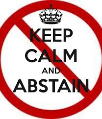 abstain