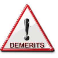 demerit