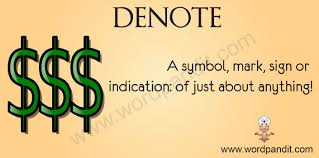 denote