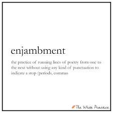 enjambment