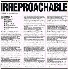 irreproachable