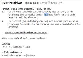 nominalize