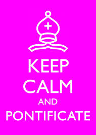 pontificate