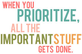 prioritize