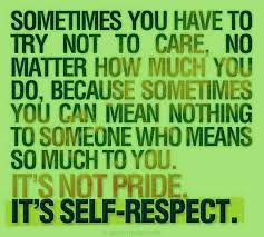 self-respect