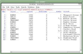 tabular